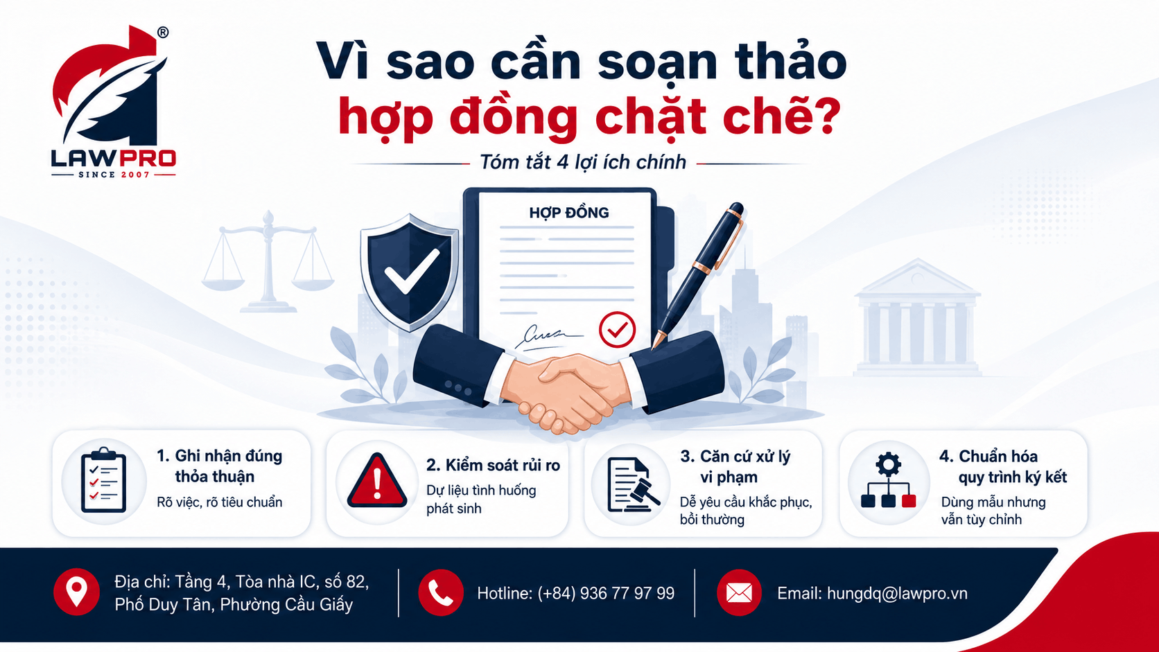 Vì sao doanh nghiệp cần soạn thảo hợp đồng chặt chẽ?
